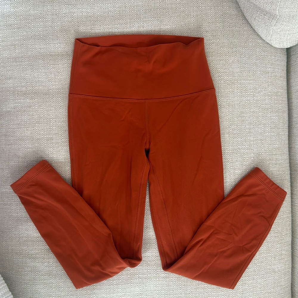 Lululemon orange align yoga pants 🍊 6